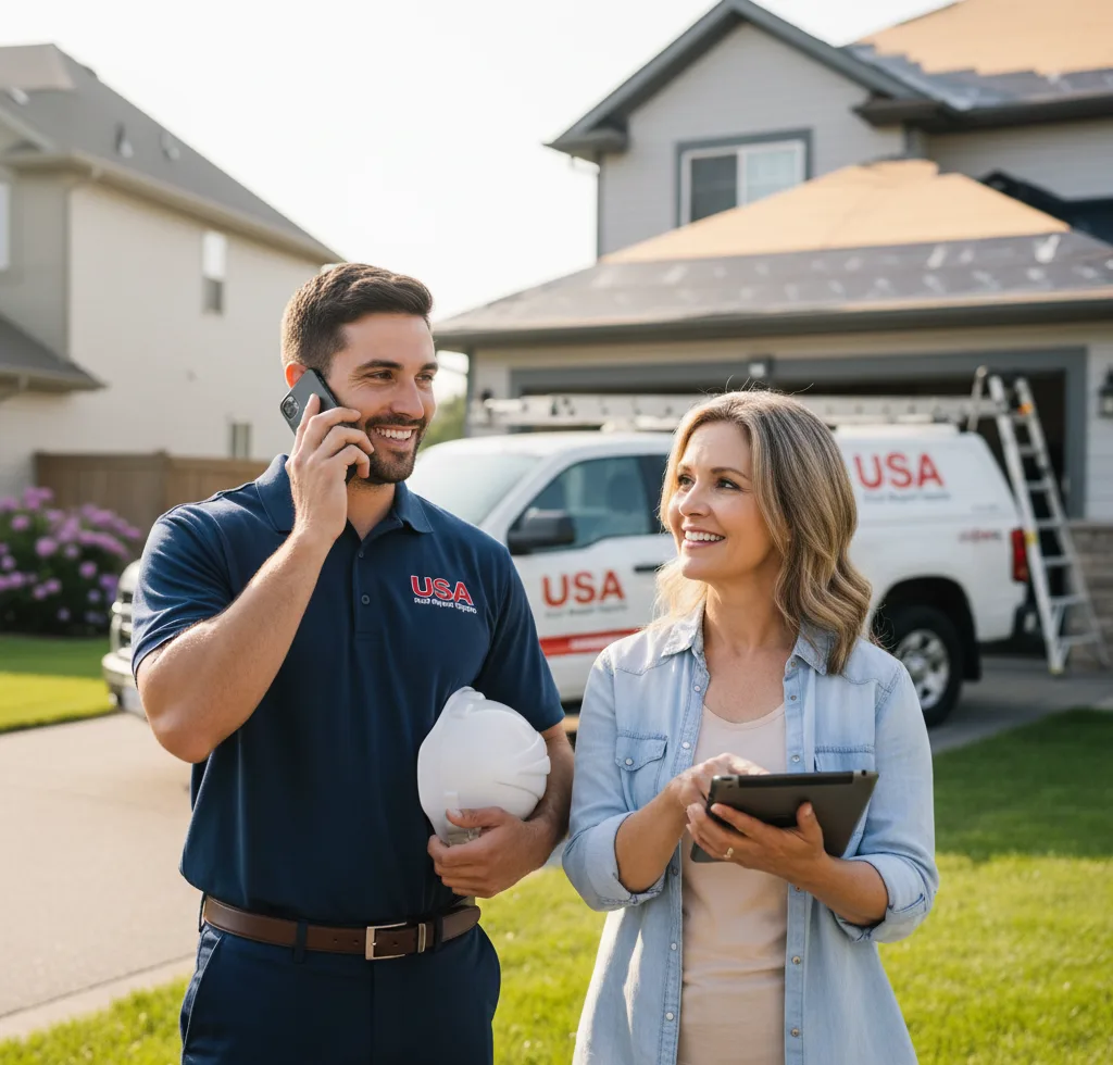USA Roof Repair Experts customer support in Fountain